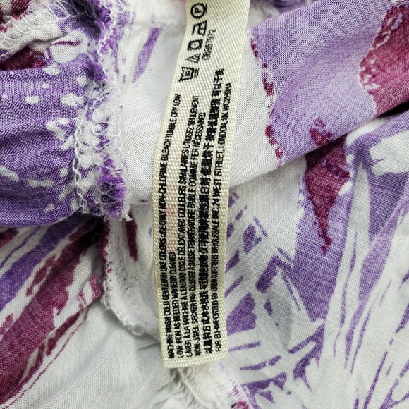 Free People Fit & Flare Dress Womens M Multi Smocked Chest Halter Neck Backless - Picture 5 of 11